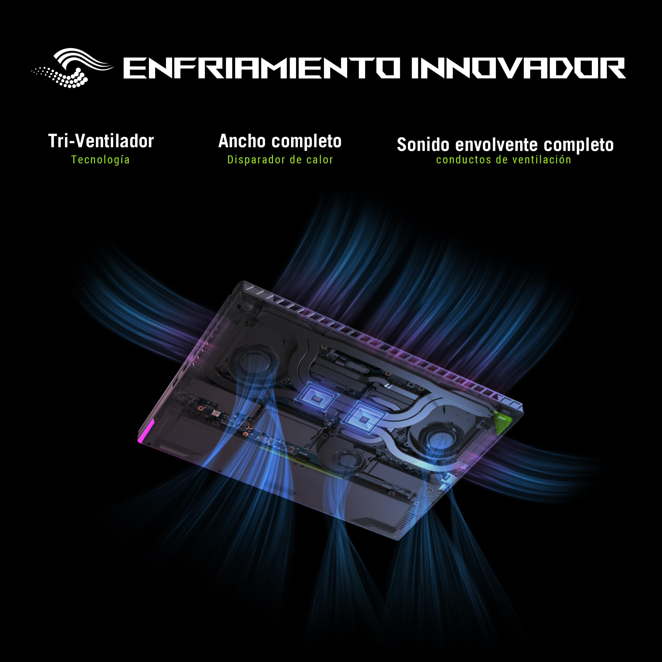 ASUS ROG Strix G16/ NVIDIA GE Force RTX 5070/ Ryzen 9-9955HX/16GB RAM -1 TB SSD/Teclado en español (Garantiay Servicio con la Marca en Mexico)