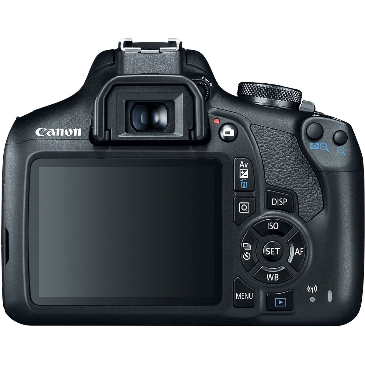 Canon EOS Rebel T7 Cámara DSLR con EF-S 18-55 mm f/3.5-5.6 is II Lens Bundle con 2 tarjetas de memoria SanDisk de 64 GB + lente gran angular + lente de teleobjetivo + kit Pro (reacondicionado)