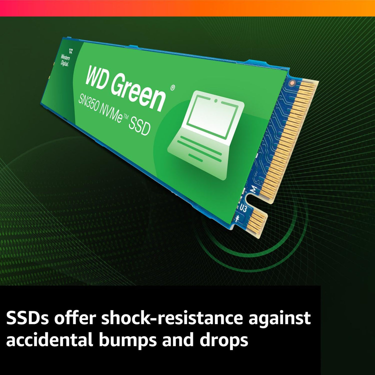 Western Digital 250 GB WD Green SN350 NVMe Unidad de Estado sólido Interna SSD - Gen3 PCIe, M.2 2280, hasta 2.400 MB/s - WDS250G2G0C
