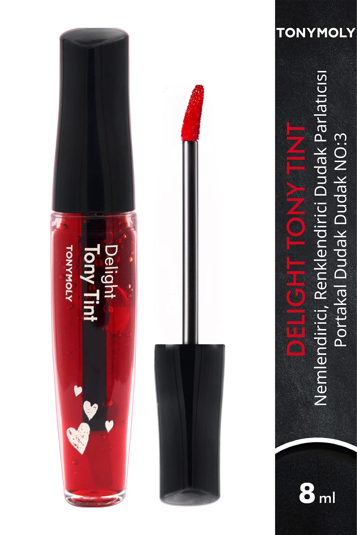 TONYMOLY Tint 03 Orange Tinta Labial Coreana Naranja de Larga Duración