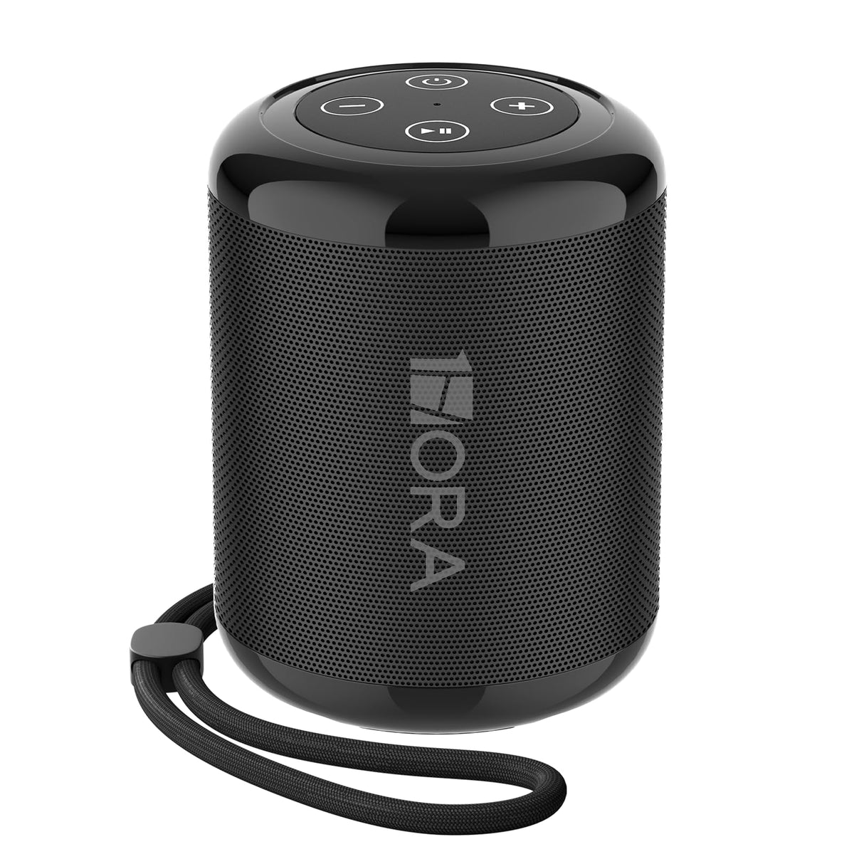1 Hora Bocina Bluetooth Portatil 5W, Mini Altavoz Inalámbrico con Manos Libres/Micro USB/Radio FM/TF, Compatible con Phone, Tablet, Computadores, Ideal para Viajar, Campear, Negro