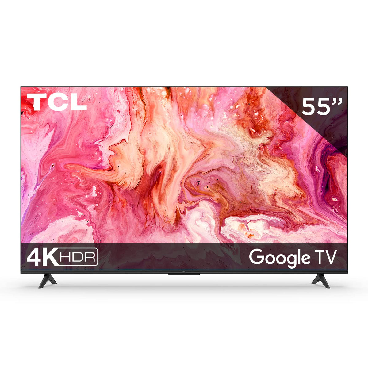 TCL Smart Google TV 55S454, Pantalla 55", 4K UHD, Color Negro