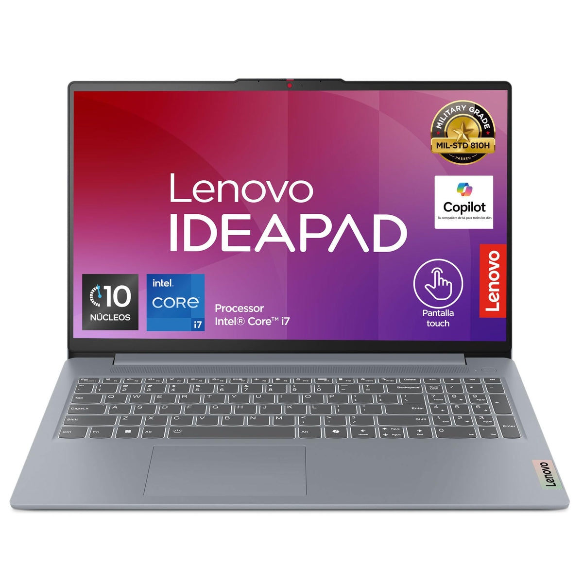 Lenovo Laptop IdeaPad Slim 3 15IRH8 | 15.6" FHD Touchscreen Intel Core i7-13620H 16GB RAM 512GB SSD | Altavoces 1.5W Dolby Audio Cámara HD 720p | Windows 11 Home