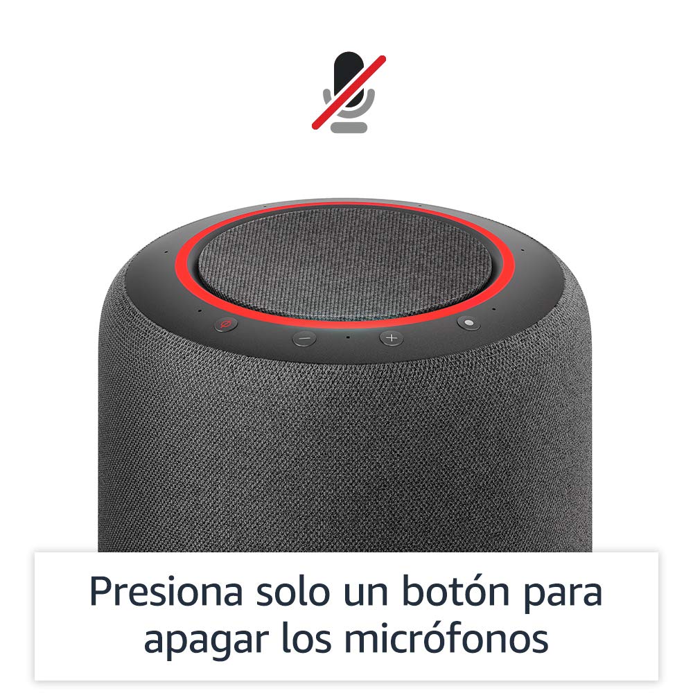 Amazon Echo Studio (modelo más reciente): nuestra bocina Alexa con mejor sonido, ideal para salas y otros espacios grandes (negro)