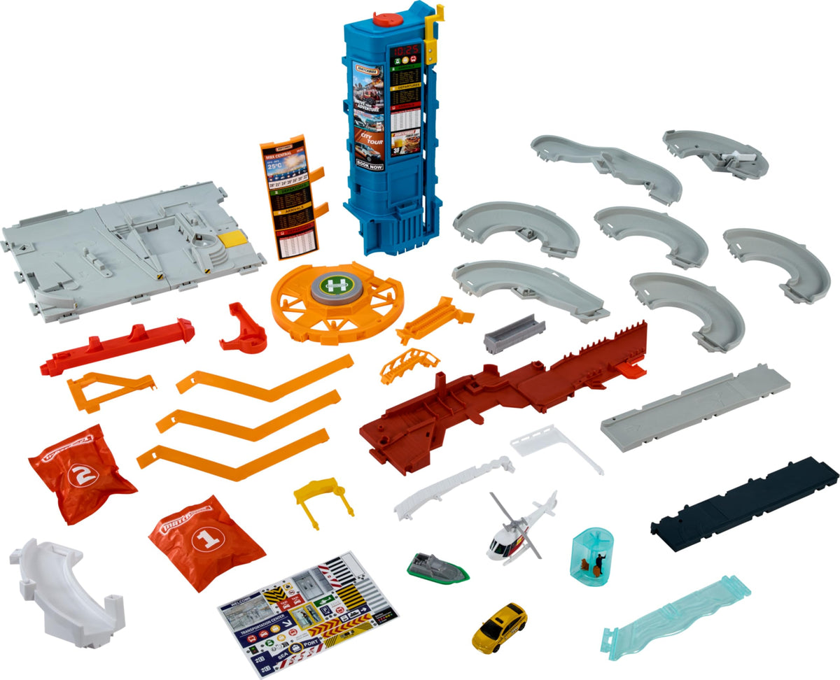 Matchbox Set de Juego Garage de Aventura para niños de 3 años en adelante
