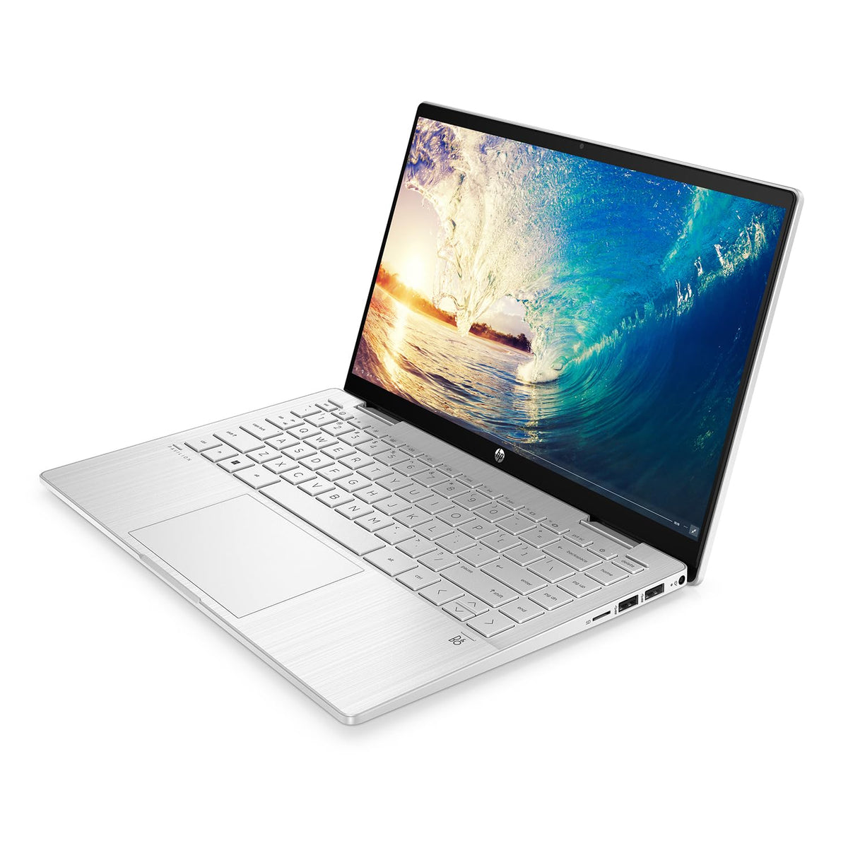 HP Laptop Pavilion x360 14-ek0010la, Intel Core i3, 8 GB RAM, 512 GB SSD, FHD, 14", Táctil, Windows 11 Home, Teclado en Español, Garantía México, Plateado