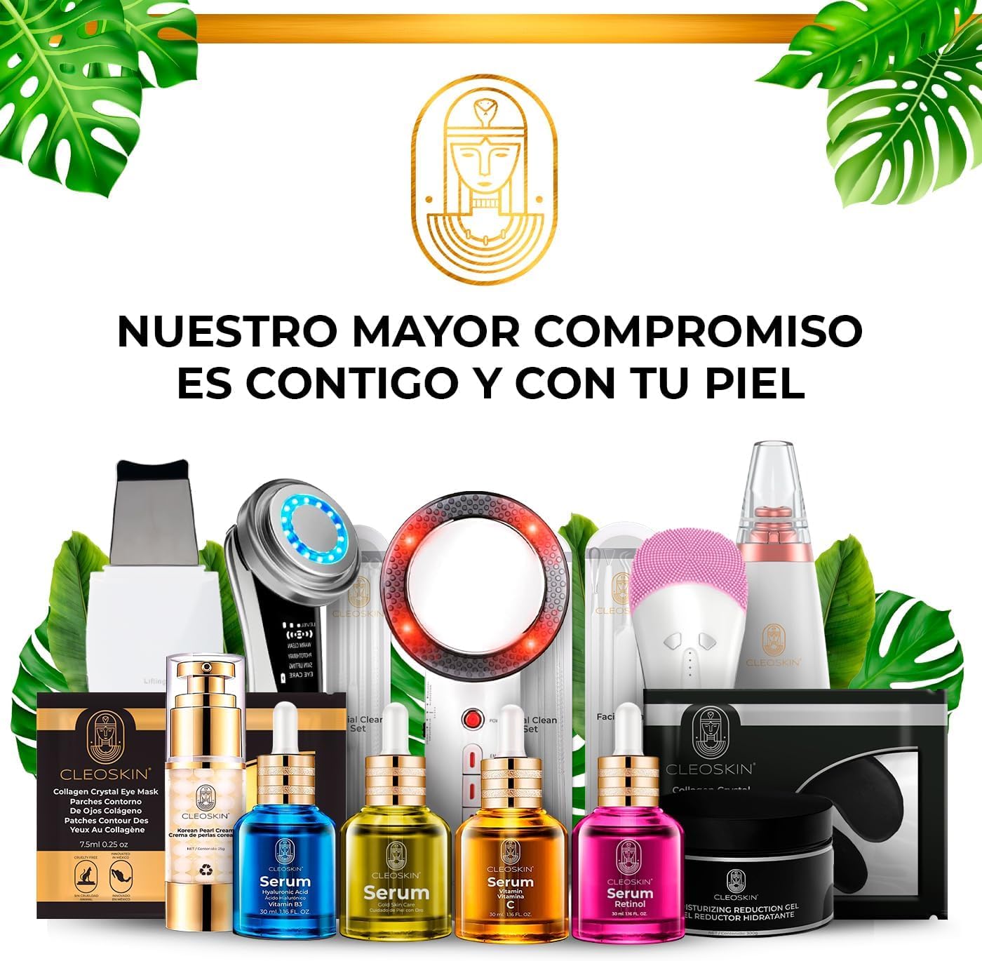 CLEOSKIN Crema contorno de ojos de Perlas Coreanas, elimina ojeras, iguala el tono de la piel, reafirmante, hidratante, skincare coreano, Belleza (Crema de perlas Coreanas, 25g)