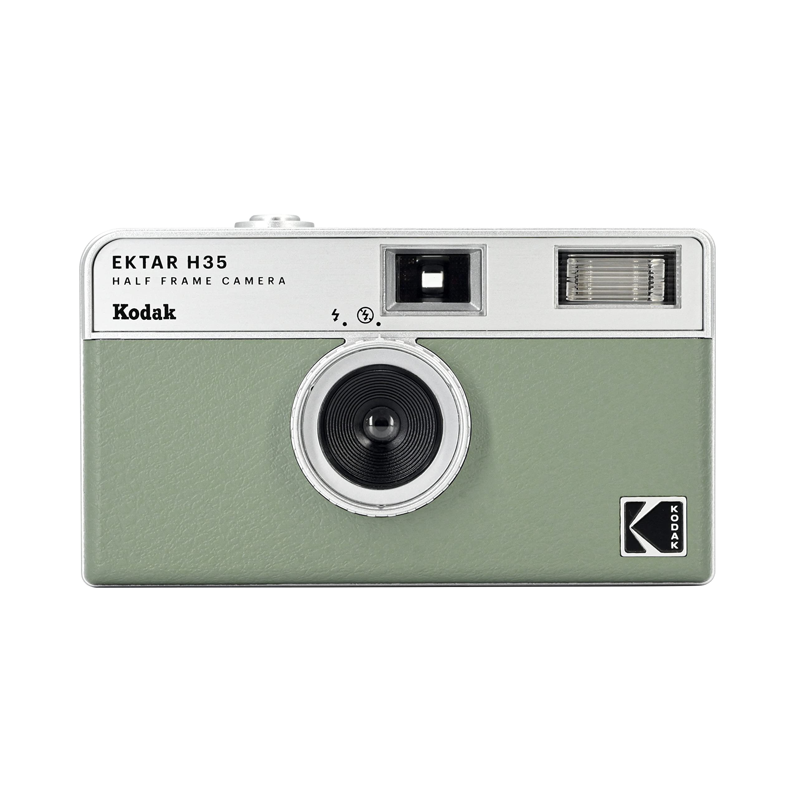 Kodak EKTAR H35 Cámara de película de Medio Marco (Salvia, Paquete con película de 24exp)
