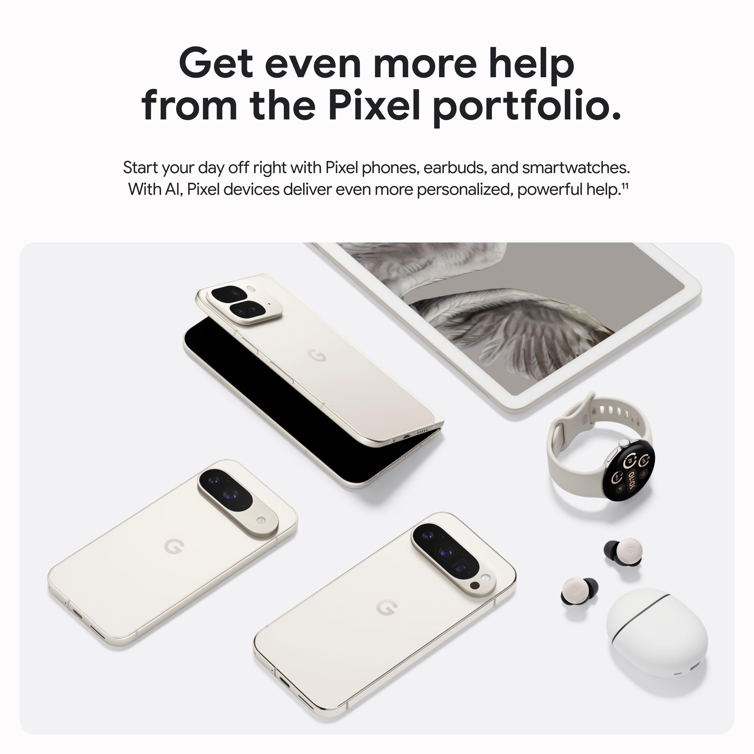 Google Pixel 9 - Smartphone Android Desbloqueado con Gemini, batería de 24 Horas, cámara Avanzada y visualización Actua de 6.3 Pulgadas, obsidiana, 128 GB