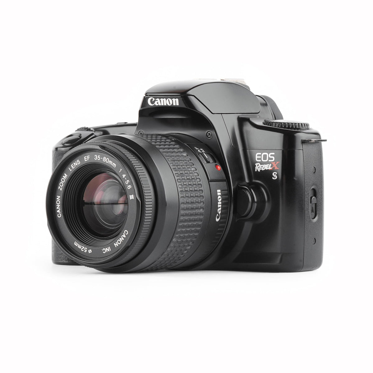 Canon EOS Rebel XS Cámara SLR de Película 35 mm con Lente Canon EF Auto Focusing AF. Compatible con Película Color y B&W. Ajustes de Obturador Manual y Automático Disponibles.