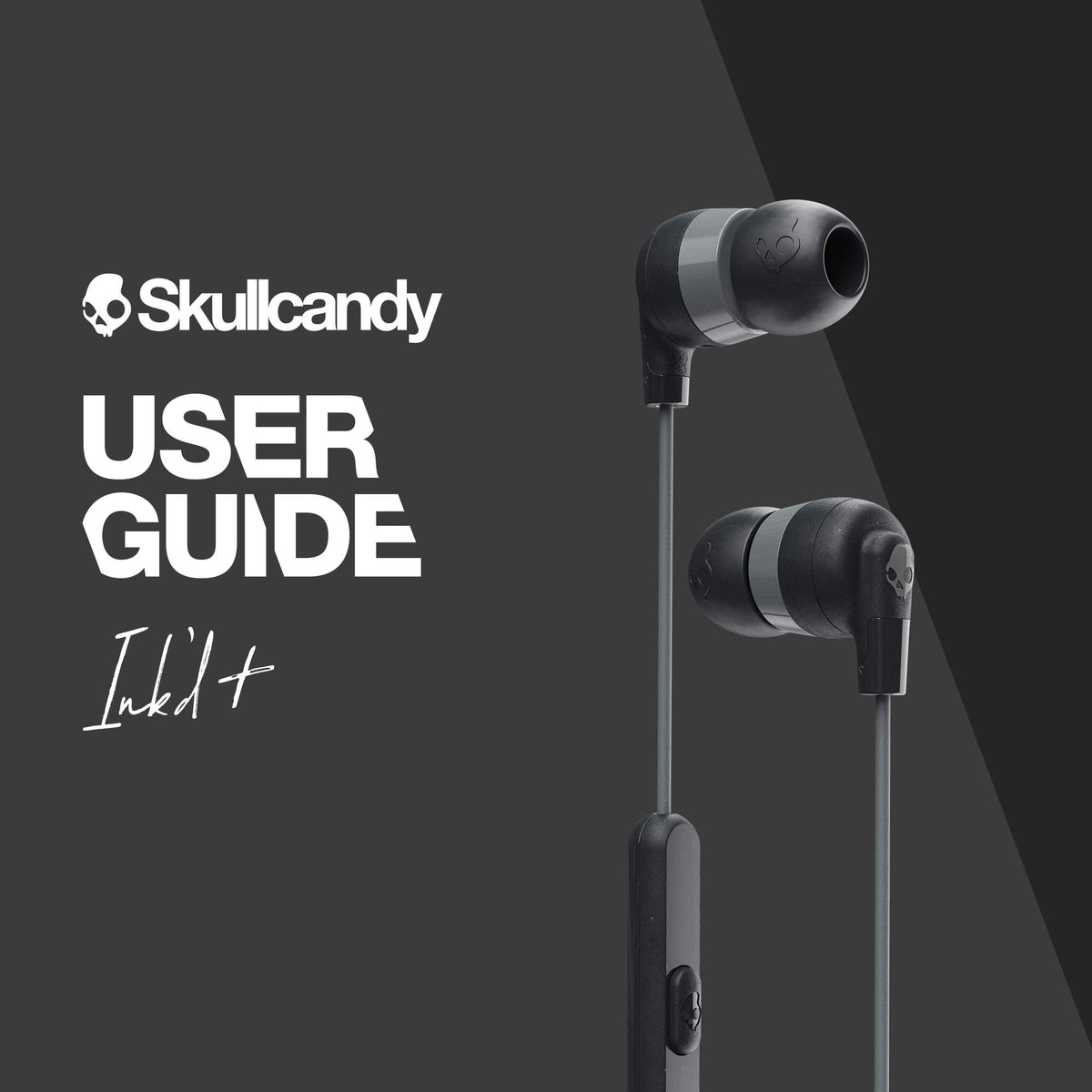Skullcandy Audífonos Ink'd+ In-Ear, Micrófono, Compatibles con Dispositivos Bluetooth y Computadoras, Negro