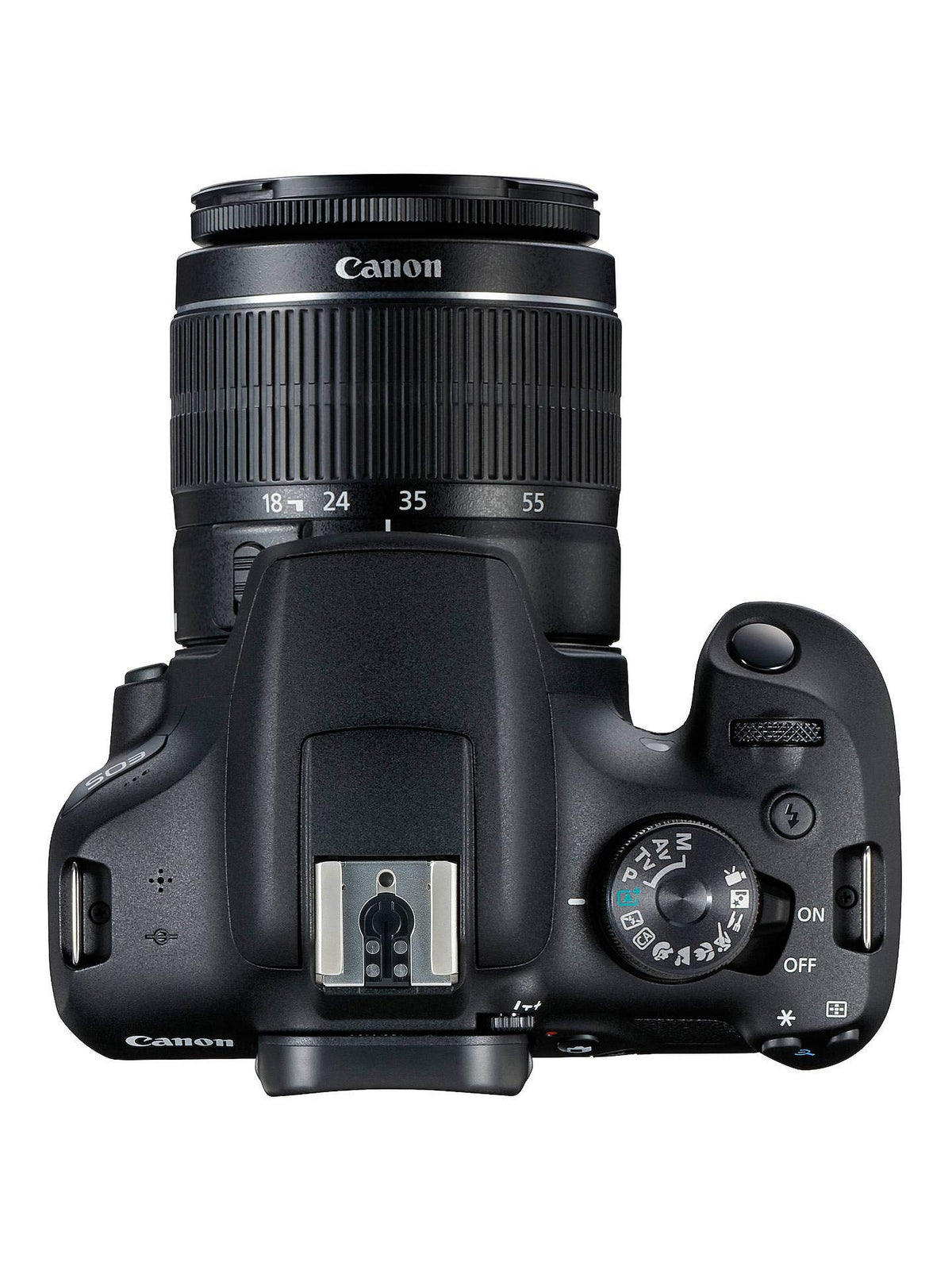 Canon EOS 2000D (Rebel T7) Cámara réflex digital con kit de lentes de 18-55mm DC III (Modelo internacional) Accesorio profesional negro