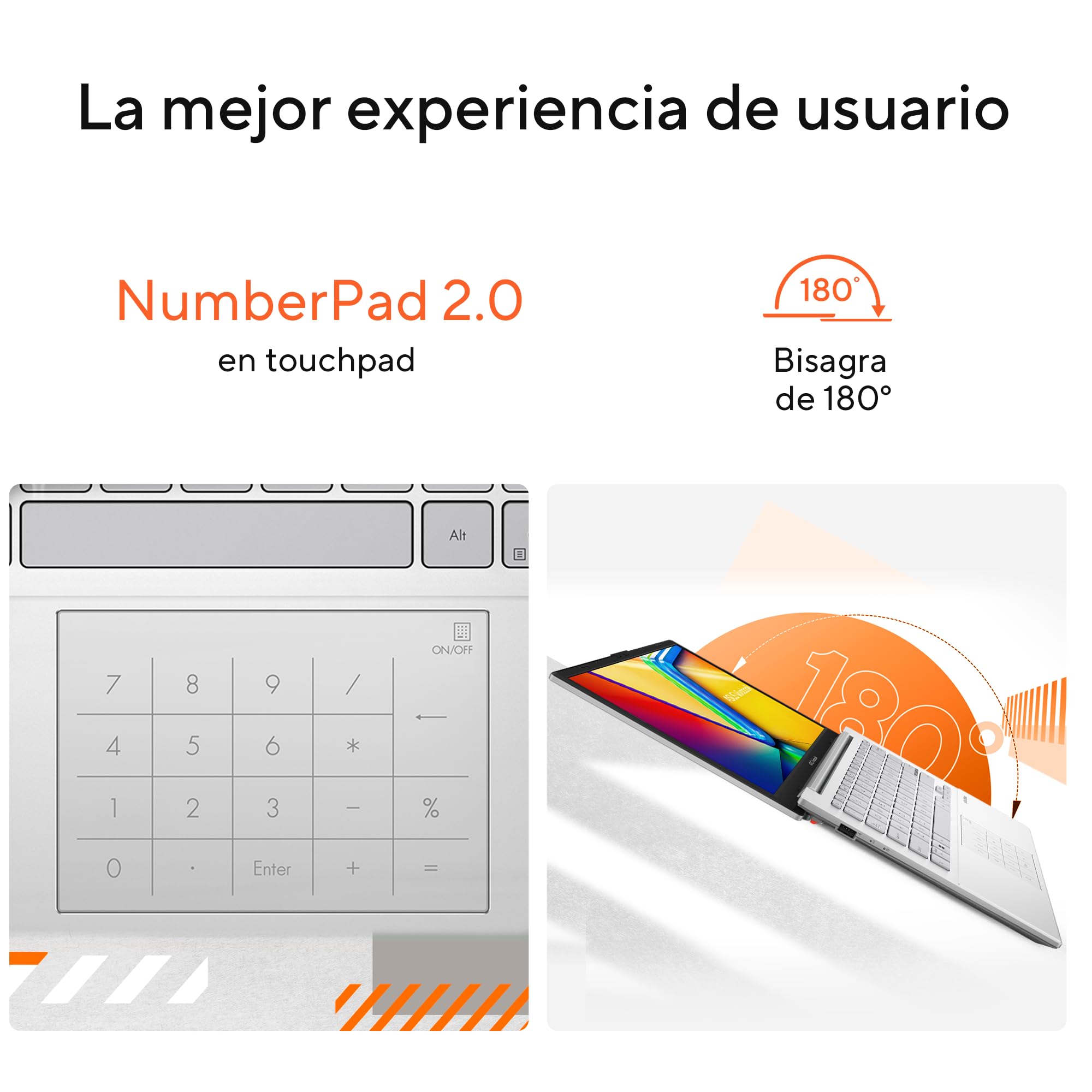 ASUS Vivobook Go 14/ AMD Ryzen 5-7520U/ 8GB - 512GB SSD/Teclado en Español + Mouse y Mochila (Garantía y Servicio en México) (Modelo 2024)