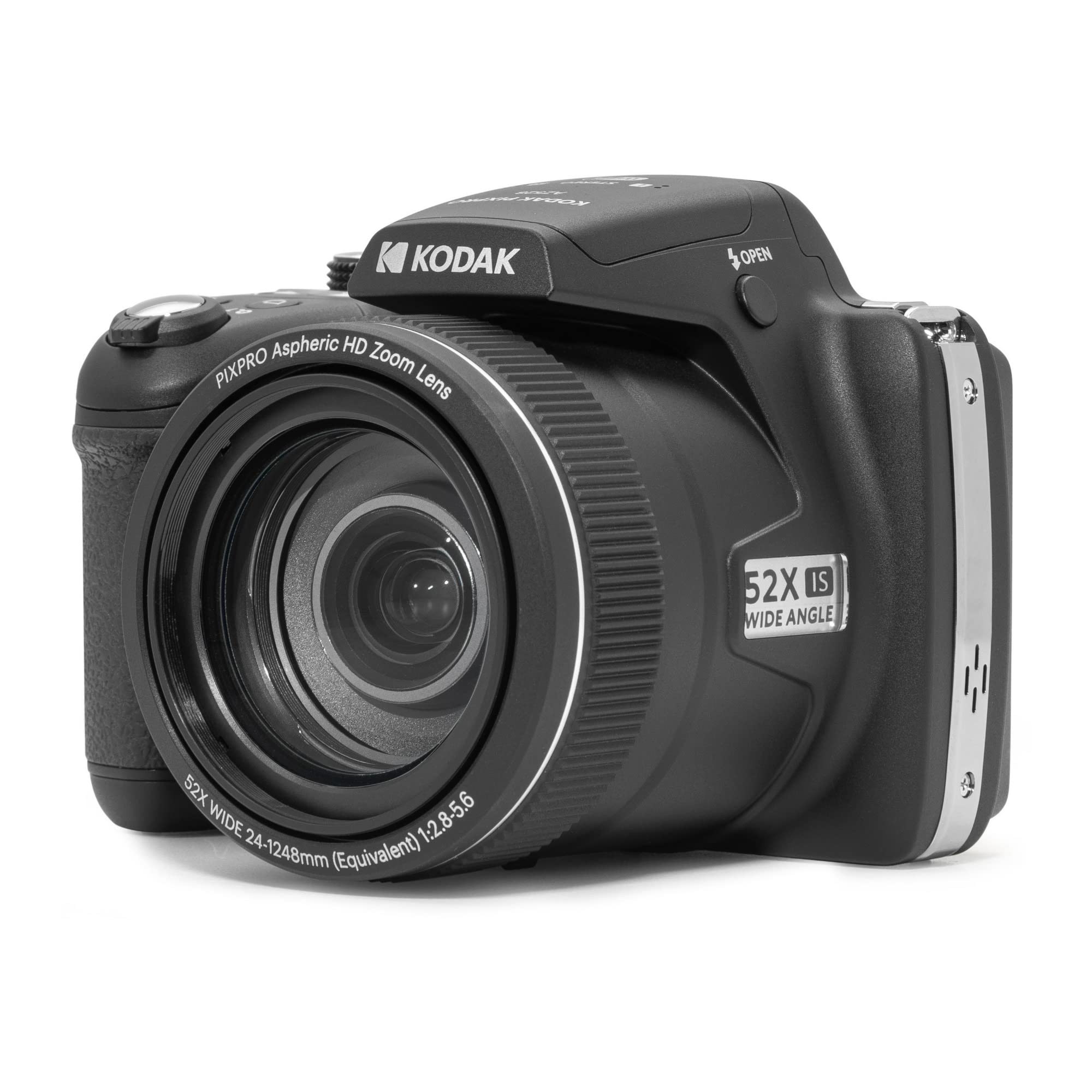 Kodak PIXPRO Astro Zoom AZ528-BK Cámara digital de 16 MP con zoom óptico de 52x lente gran angular de 24 mm de 6 fps de disparo de ráfagas de 1080P Full HD Video Wi-Fi conectividad y una visualización