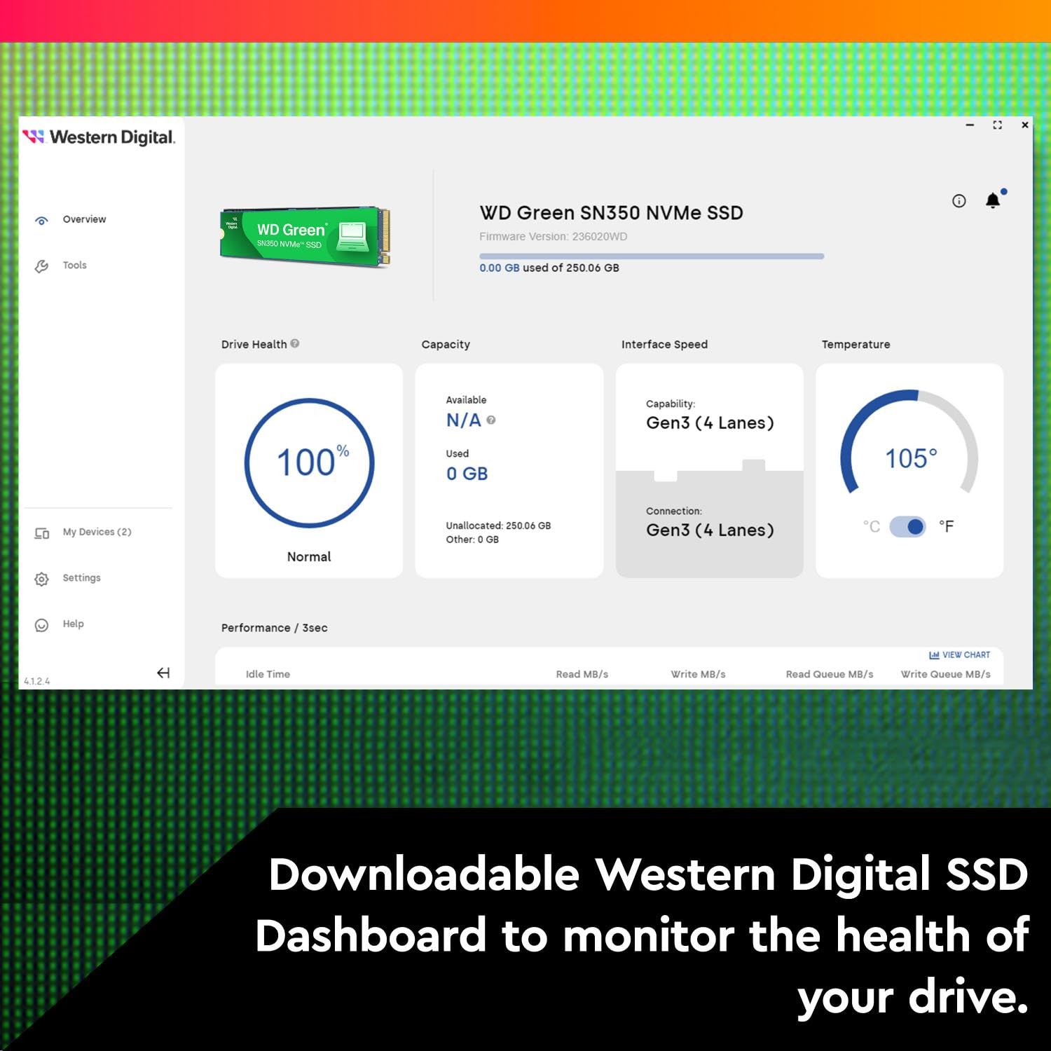 Western Digital Unidad SSD M.2 WD SN350 500GB WDS500G2G0C Green PCIE NVME