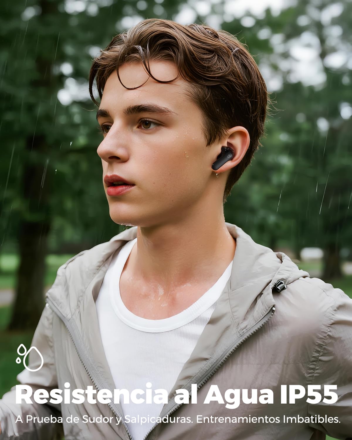 SoundPEATS Q3 Pro Audífonos Inalámbricos In-Ear ANC -38dB Graves Potentes