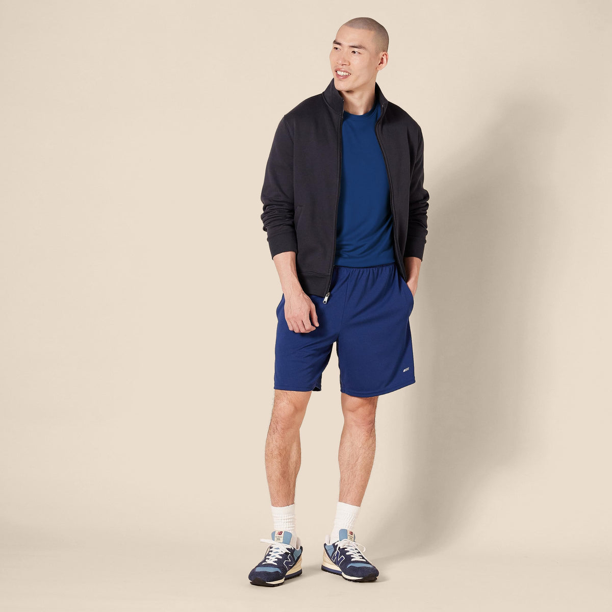 Amazon Essentials Performance Tech - Camiseta para hombre, paquete de 2, verde azulado/azul marino, talla G