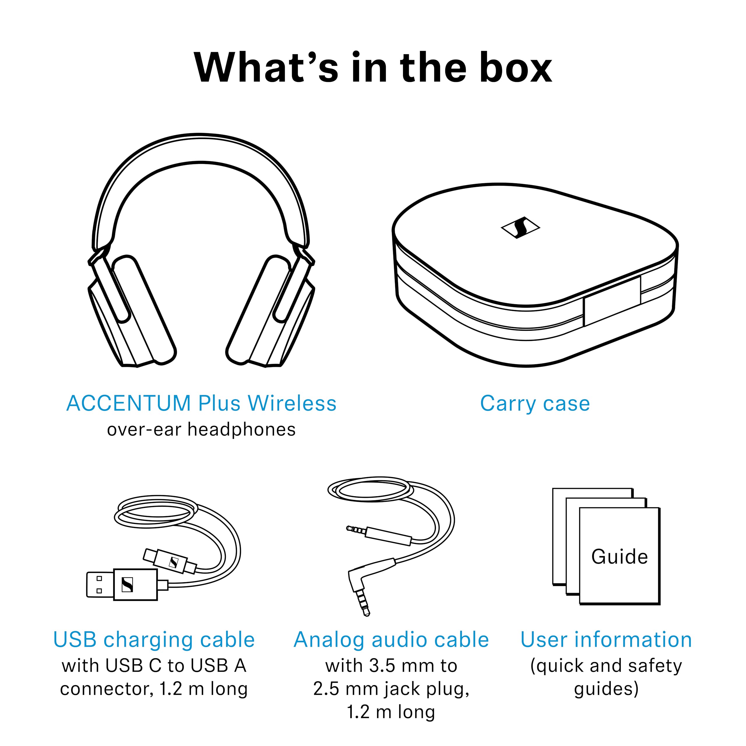 Audífonos Accentum Plus Wireless Negros