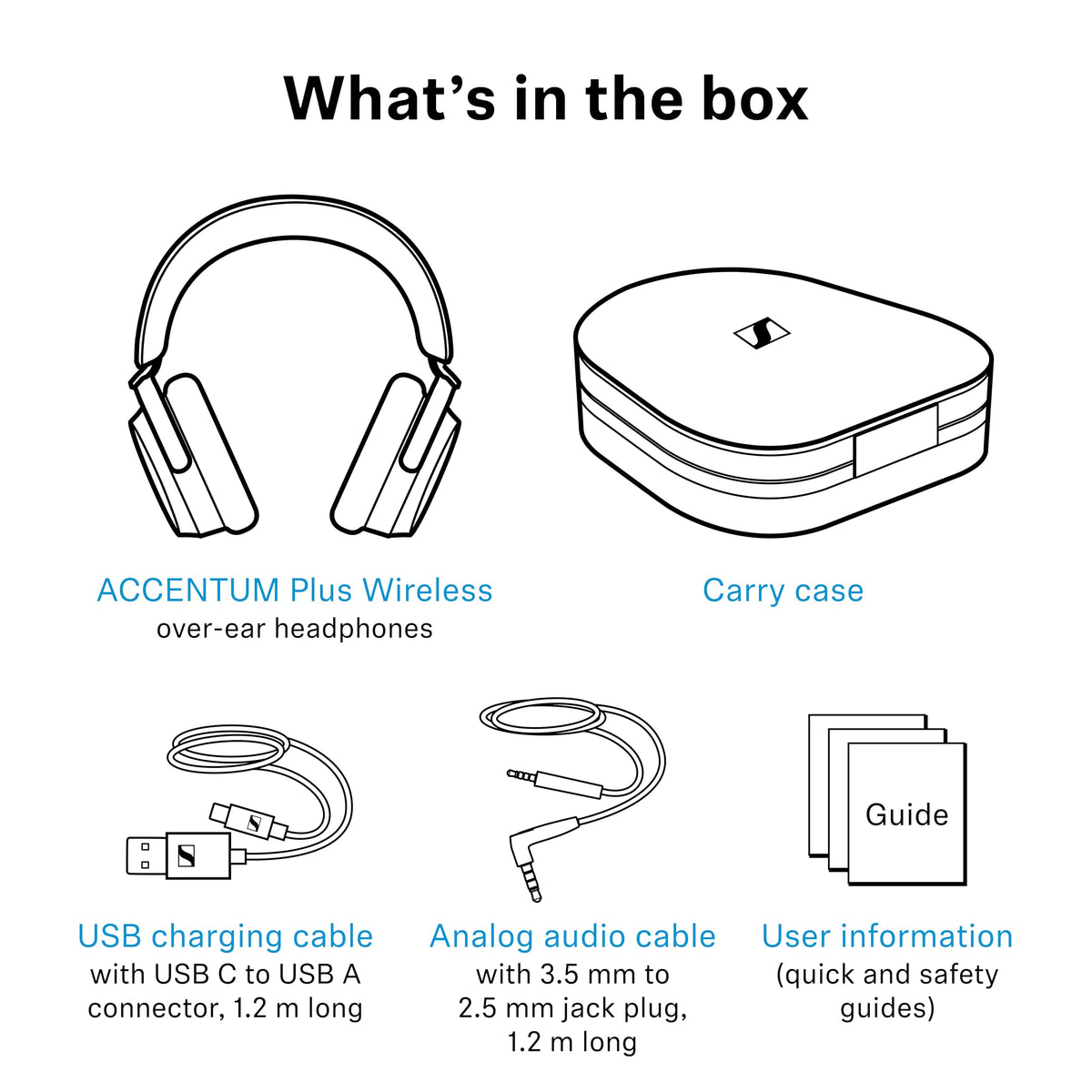Audífonos Accentum Plus Wireless Negros