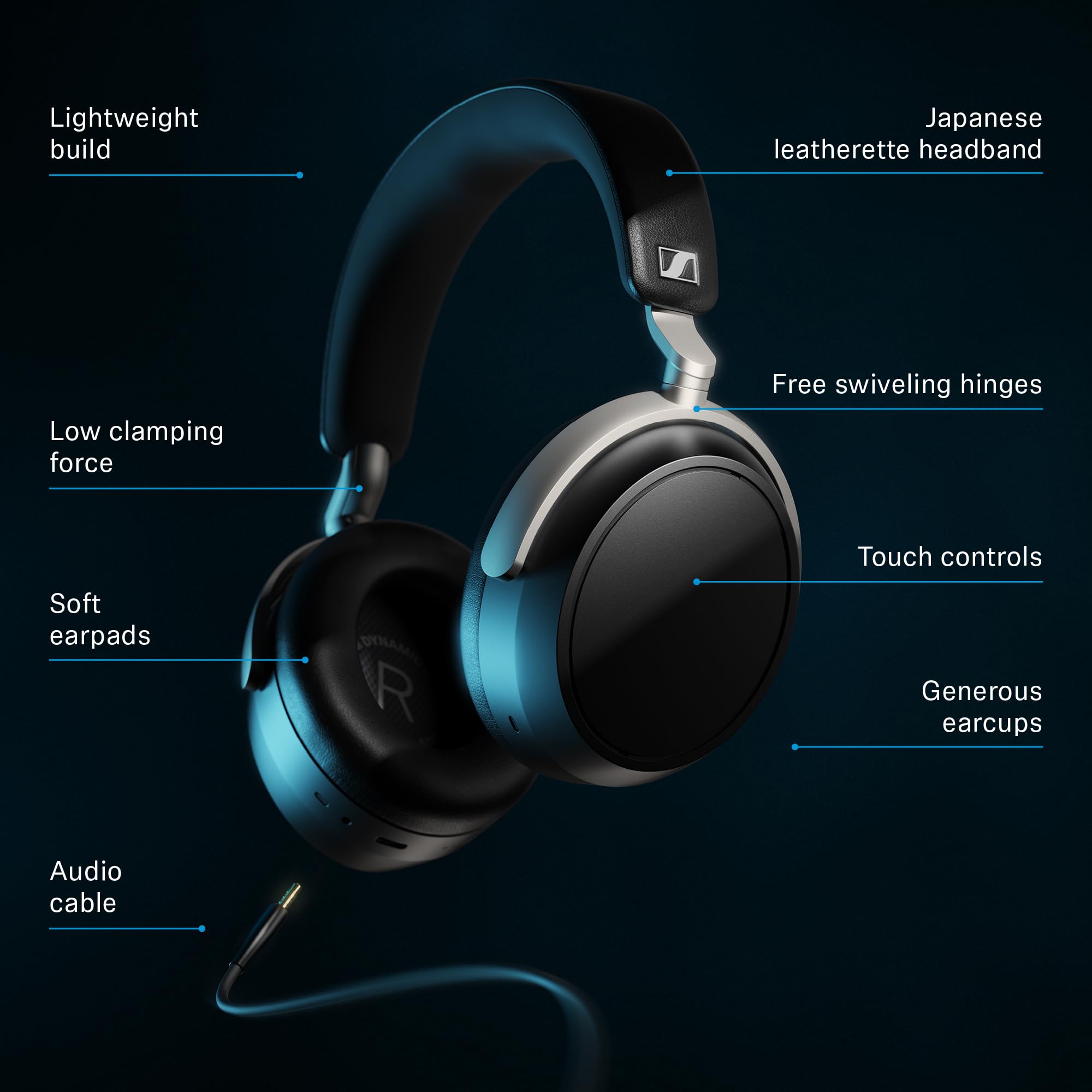 Sennheiser HDB 630 Audífonos Inalámbricos Audiófilos Negro