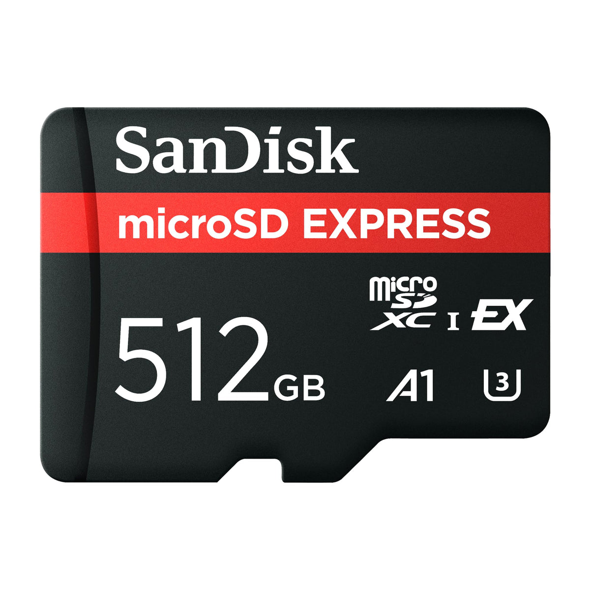 SanDisk Tarjeta microSD Express de 512 GB, hasta 880 MB/s de Lectura, hasta 650 MB/s de Escritura, 220 MB/s de Escritura sostenida, U3, C10 - SDSQXFN-512G-GN4NN