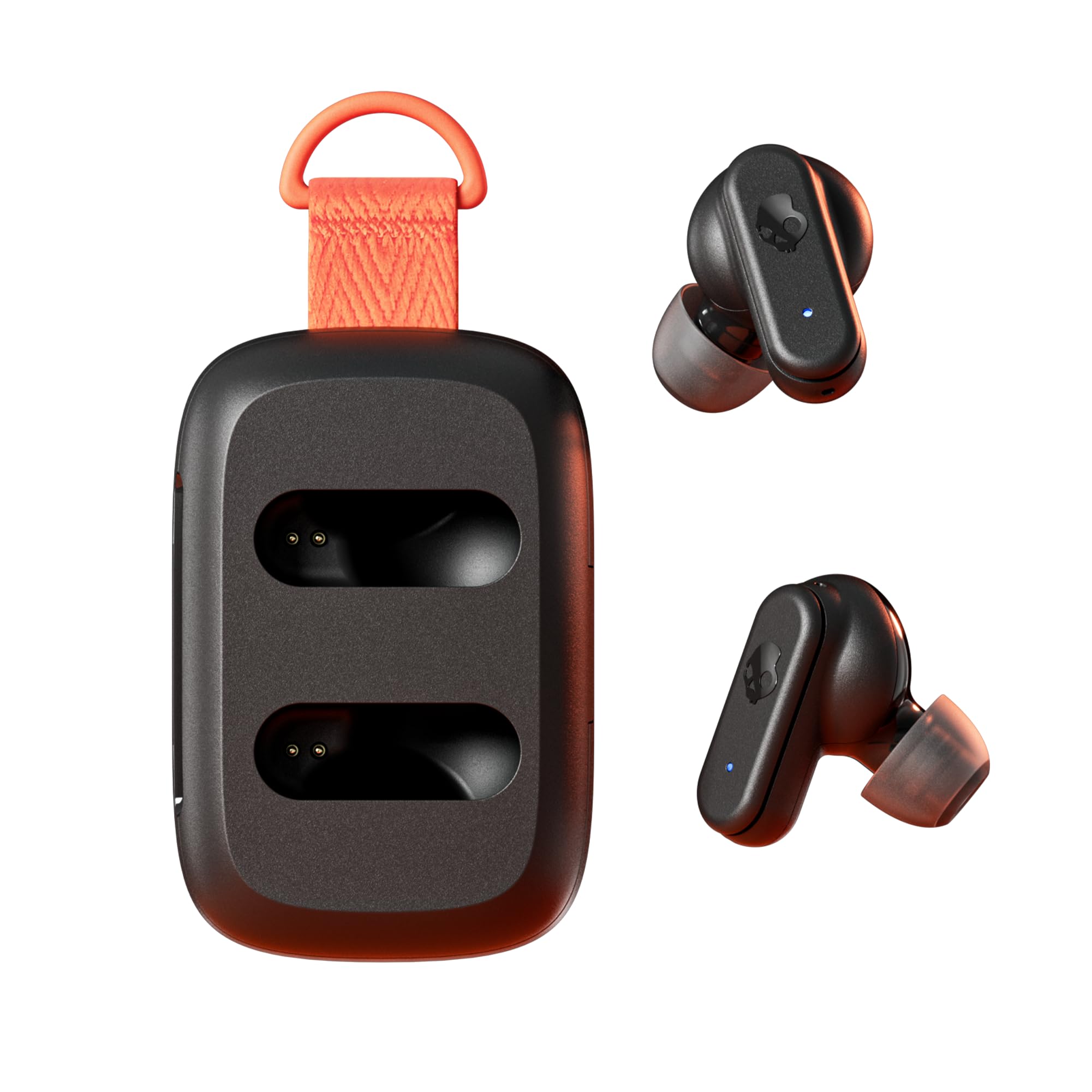 Skullcandy Dime 3 Auriculares In-Ear Inalámbricos, 20 h de Autonomía, Micrófono, Compatibles con iPhone Android y Dispositivos Bluetooth, Negro