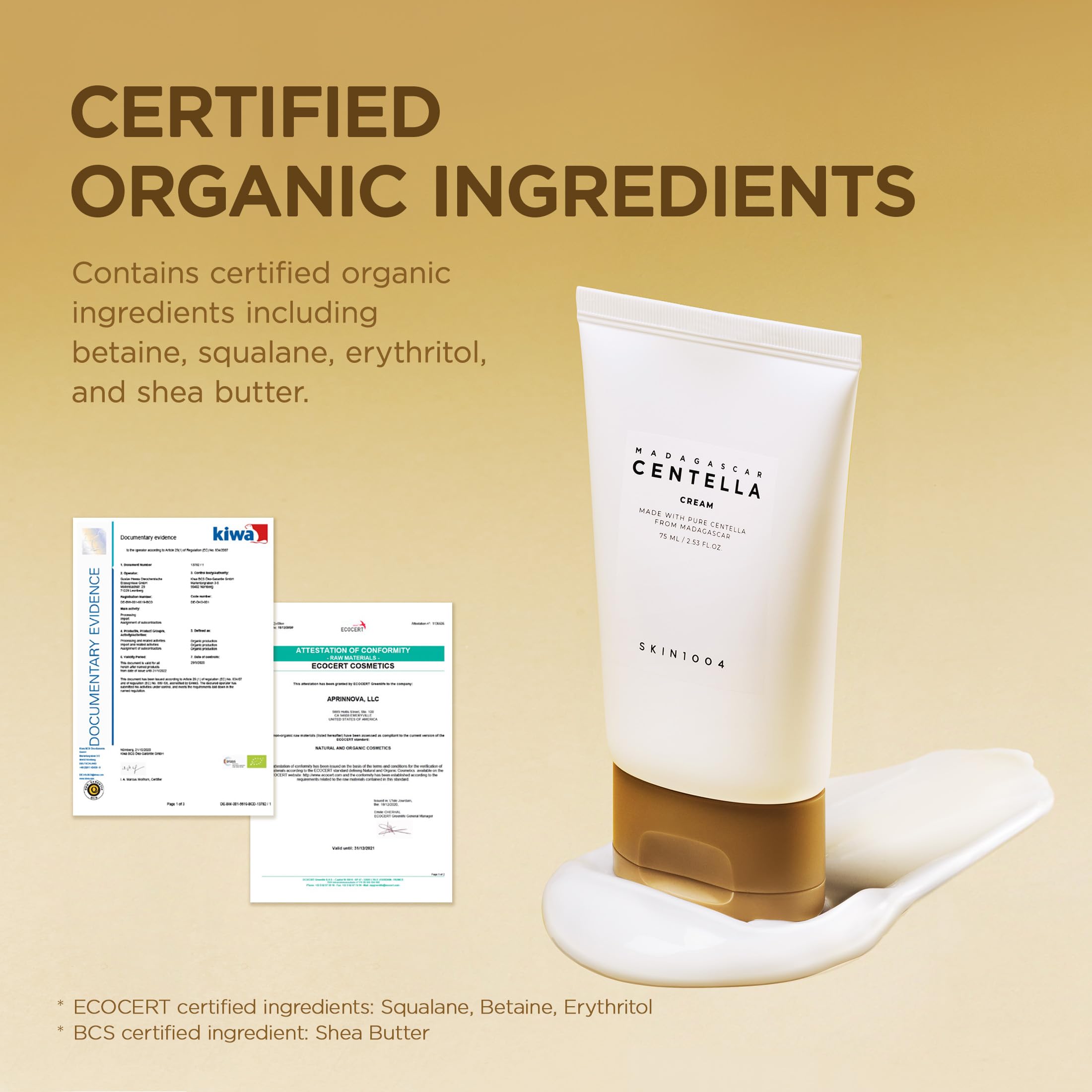 Madagascar Centella Cream by Skin1004 for Women - 2.53 oz Cream