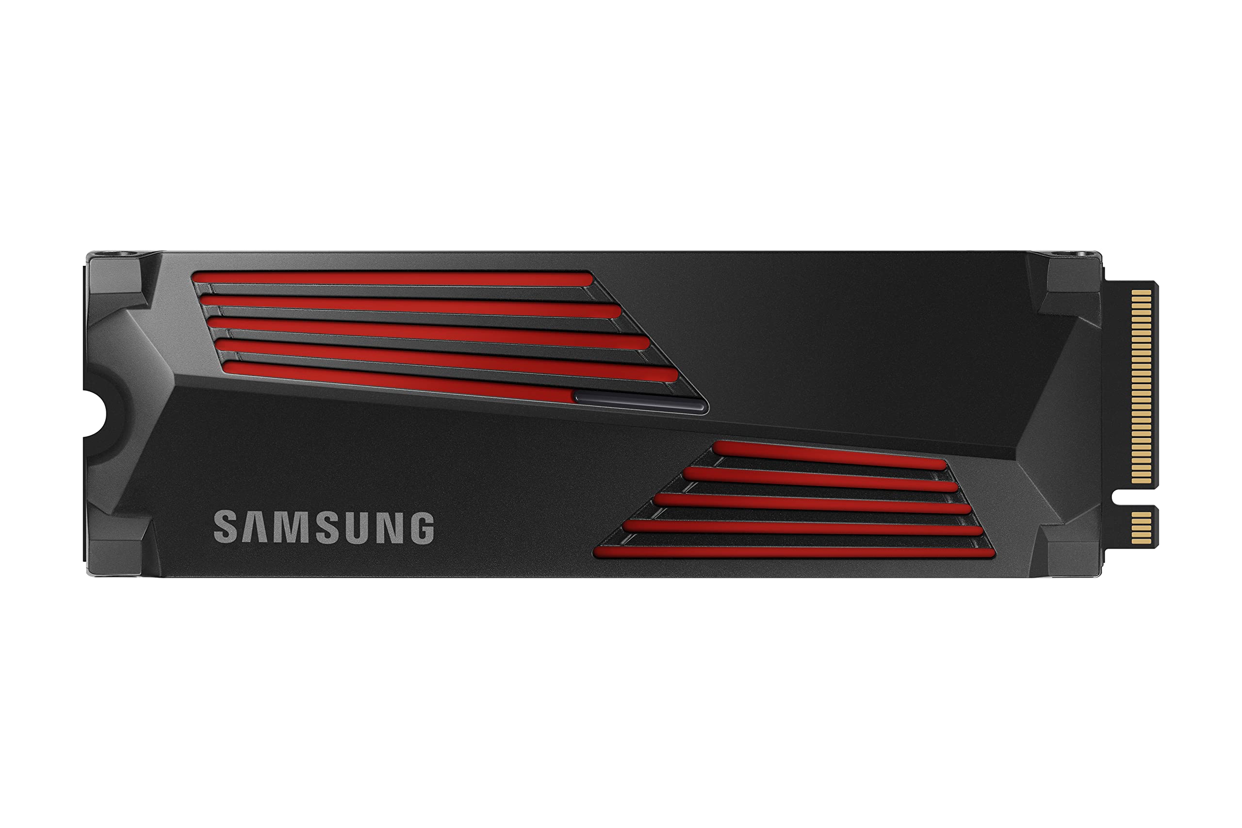 SAMSUNG 990 PRO con disipador de calor SSD de 2 TB, PCIe Gen4 M.2 2280 Disco duro interno de estado sólido, Seq. Velocidades de lectura de hasta 7,450 MB/s para computación de alta gama, estaciones de