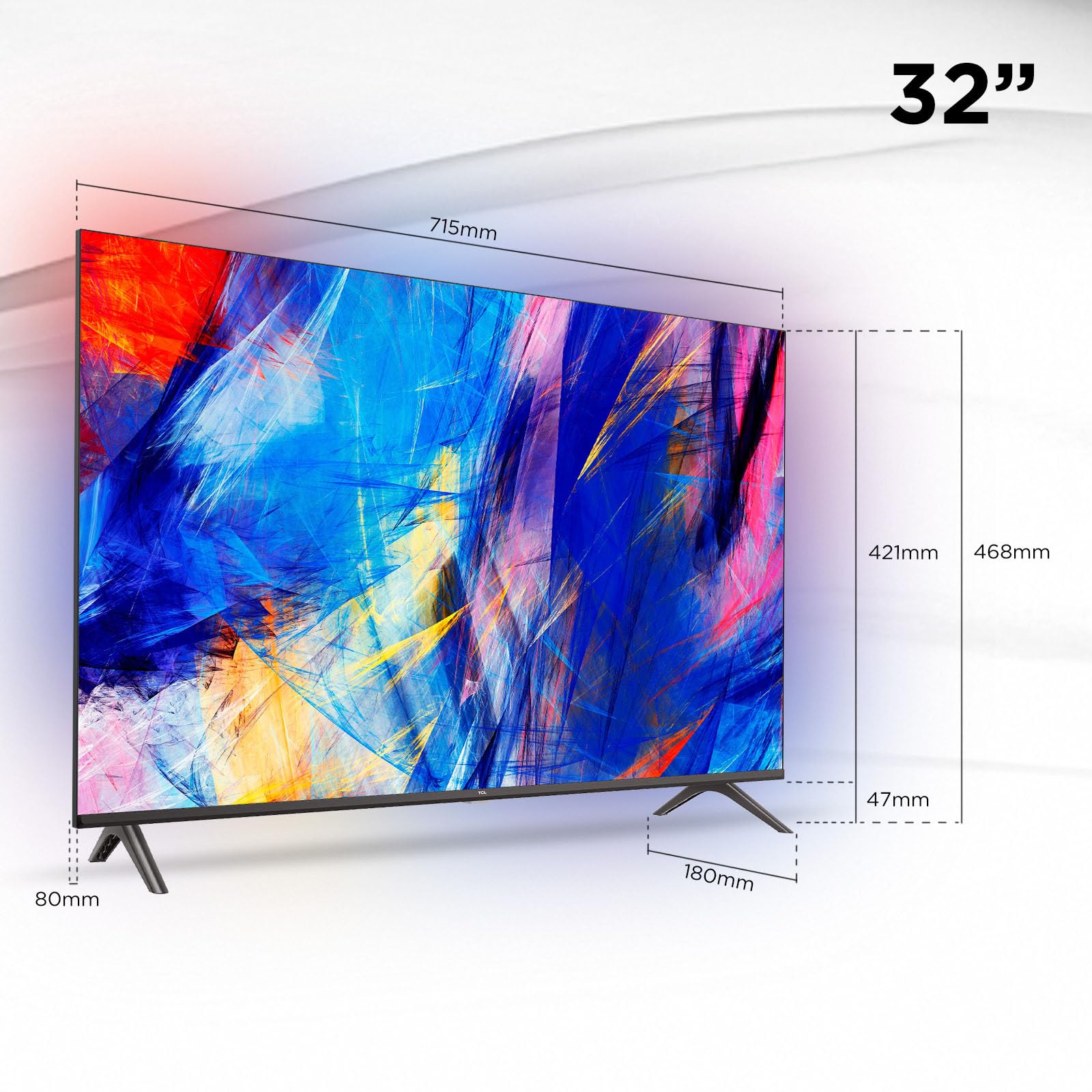 TCL Smart TV Pantalla 32" 32S230A Android TV FHD 2K Compatible con Alexa