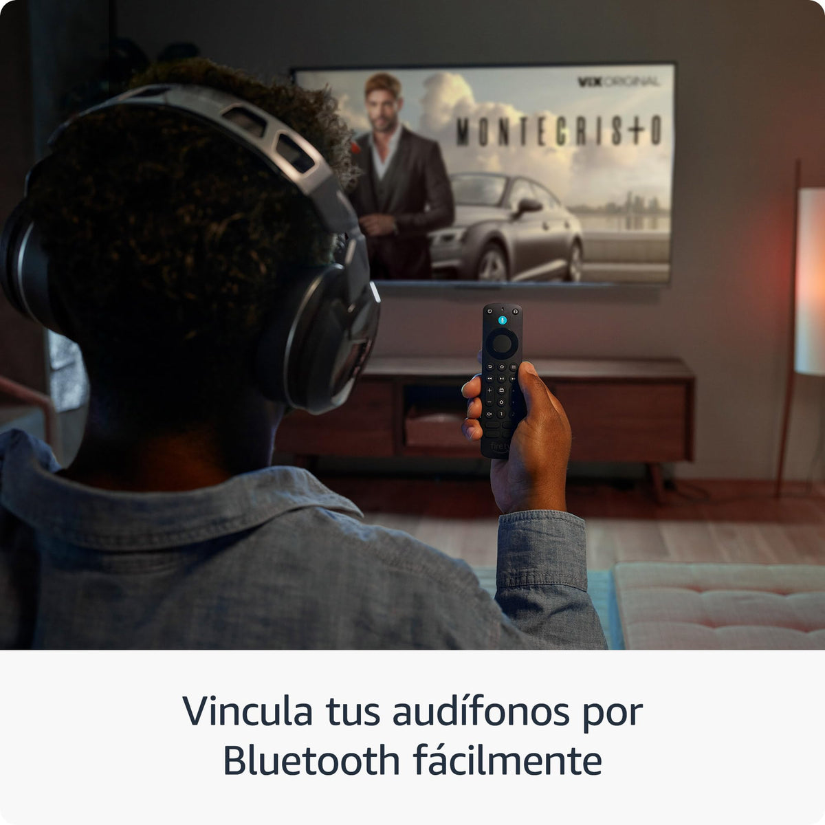 Control remoto por voz Alexa Pro de Fire TV (útimo modelo), incluye buscador de control remoto, controles de TV, botones retroiluminados, requiere un dispositivo compatible Amazon Fire TV