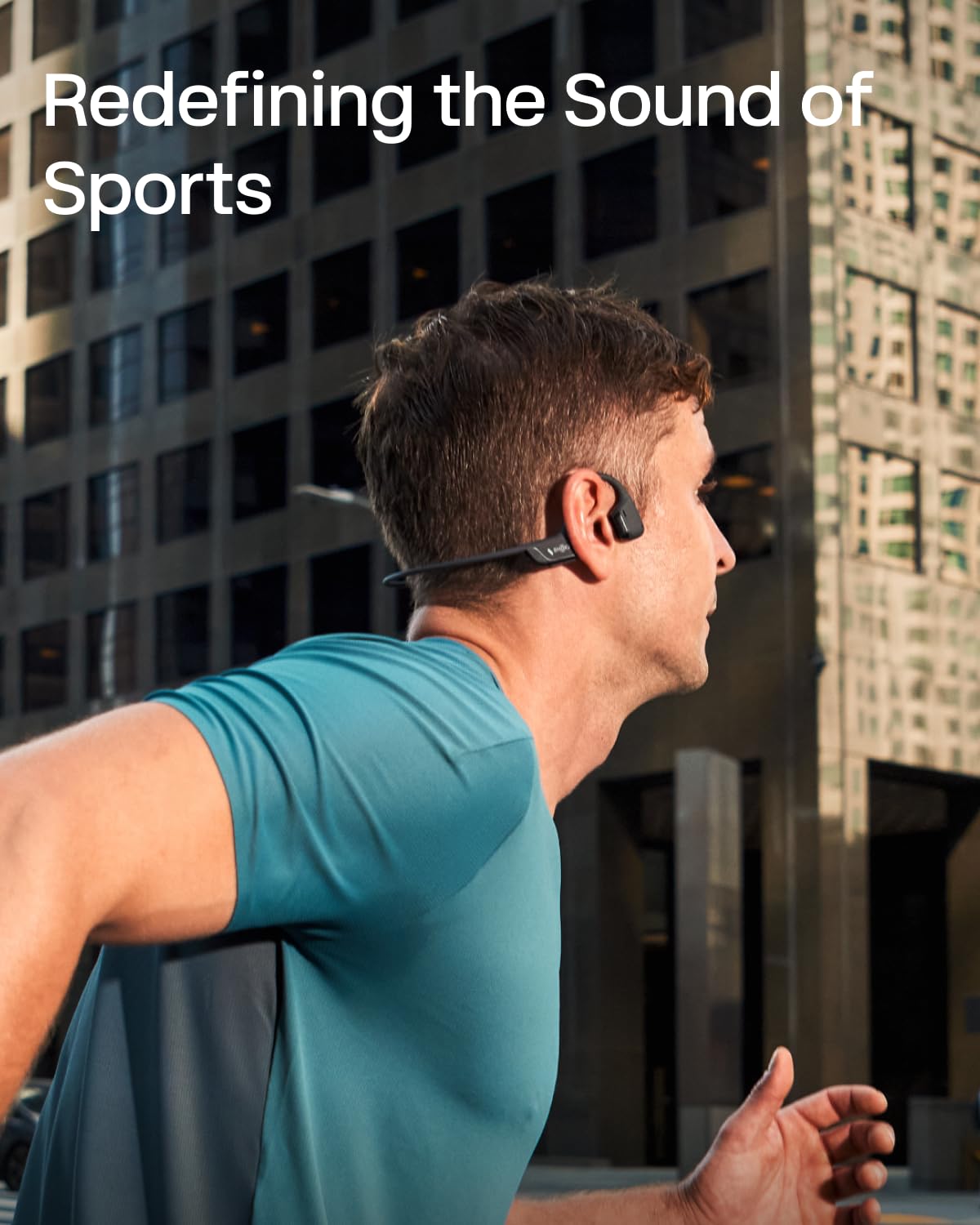 SHOKZ OpenRun Pro 2 Mini Auriculares Deportivos de Conducción Ósea, Inalámbricos Bluetooth 5.3, Micrófonos con Cancelación de Ruido, Resistente al agua IP55, 12h Reproducción, Carga Rápida USB-C,Negro