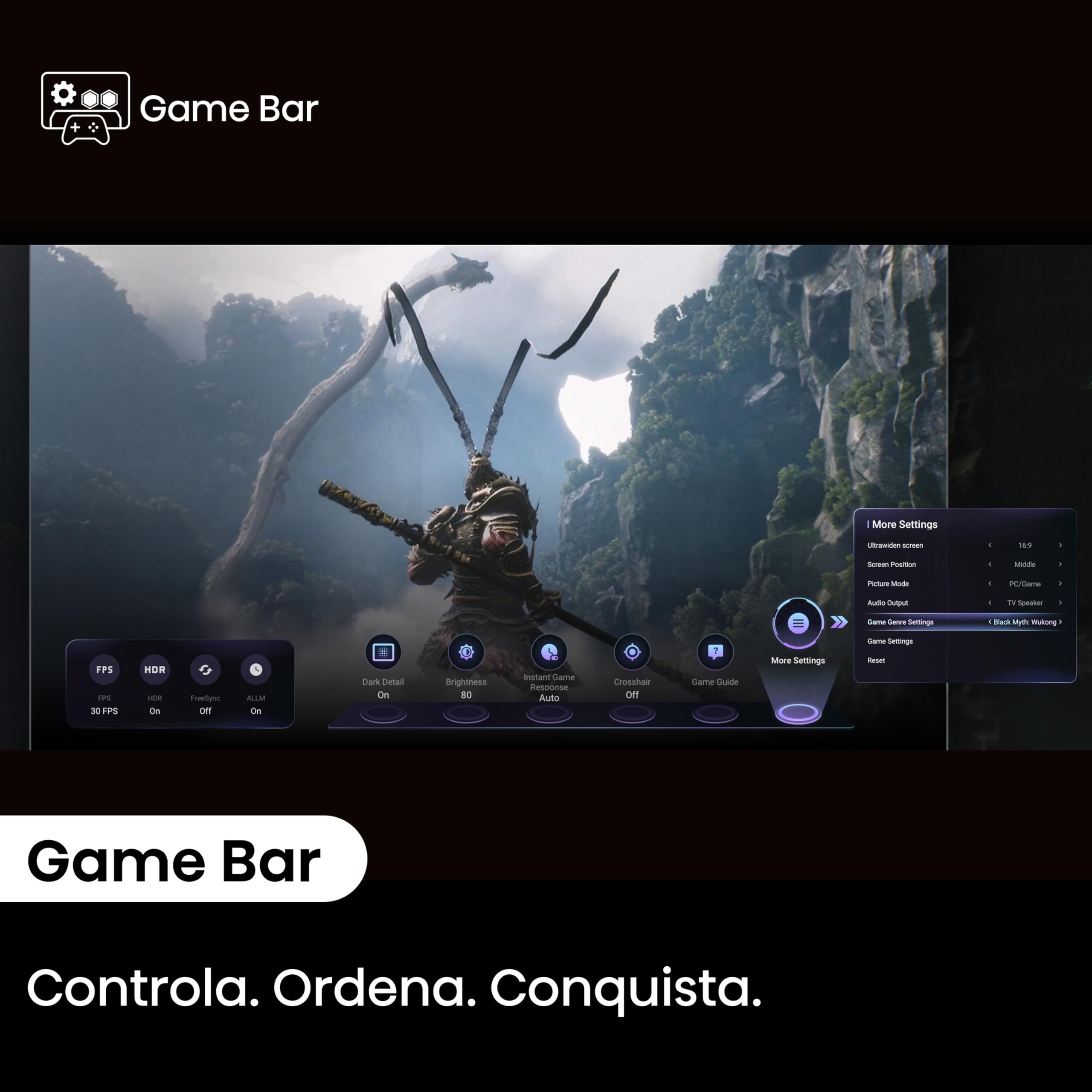 Hisense Television U7N Pantalla 55 Pulgadas,Mini-LED Smart Google TV UHD 4K,Control Remoto por Voz con Alexa,Modo de Juego Pro de 144 Hz,Hi-View Engine Pro,Subwoofer Incorporado