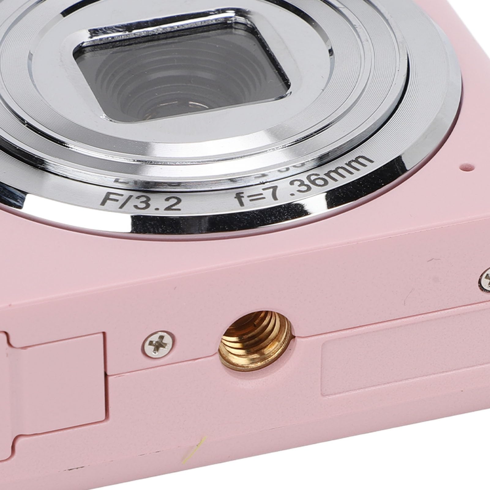 Cámara Digital, Cámara de Vlogging FHD 1080P con Enfoque Automático, Cámara Digital con Zoom Digital de 50MP 16X, Cámara Compacta Portátil AF Pantalla de 2,4 Pulgadas para (Rosado)