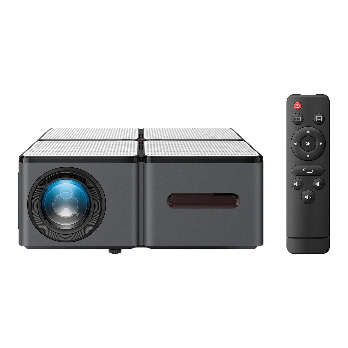 STEREN Proyector Multimedia Full HD de 14 000 lúmenes con función Espejo y Bluetooth