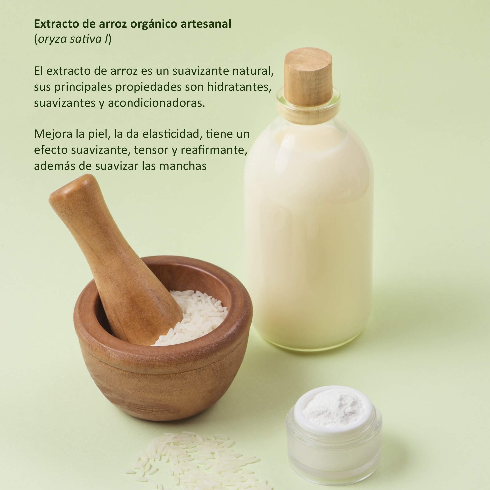 Crema Facial de Arroz, Descanso Perfecto, para uso Nocturno. Antioxidante, Hidratante, Nutritiva. Protege, hidrata y mejora el aspecto del cutis. Suaviza arrugas y manchas.