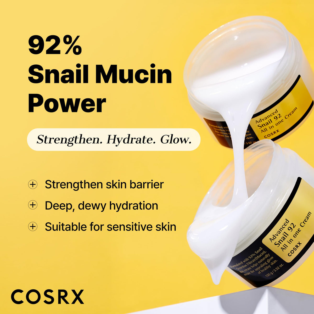 COSRX Advanced Snail 92 All in One Cream, 100ml