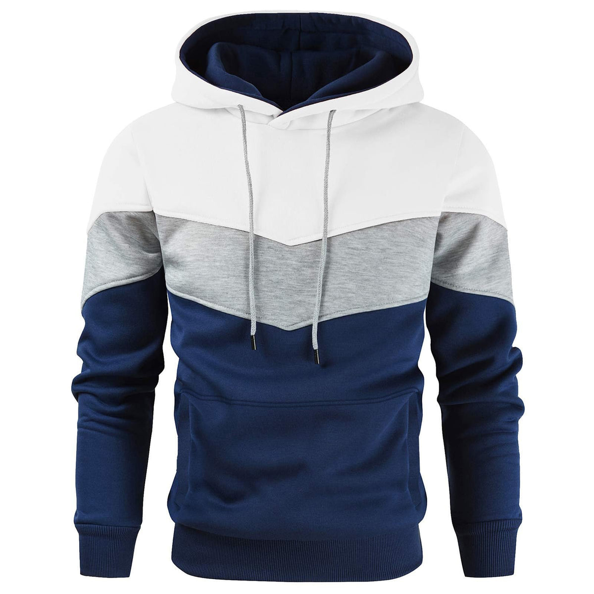 Sudadera Deportiva Masculina Sudadera Con Capucha Transpirable Sudadera Con Capucha Suave Sudadera Con Capucha Para Hombre Moda Suelta Cómoda Transpirable Bloqueos De Color (M)