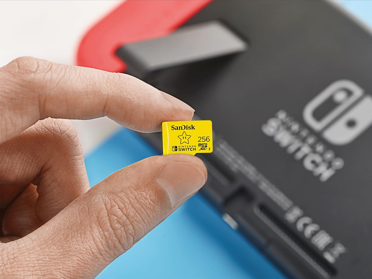 SanDisk 256GB MicroSDXC UHS-I Card for Nintendo Switch - SDSQXAO-256G-GNCZN
