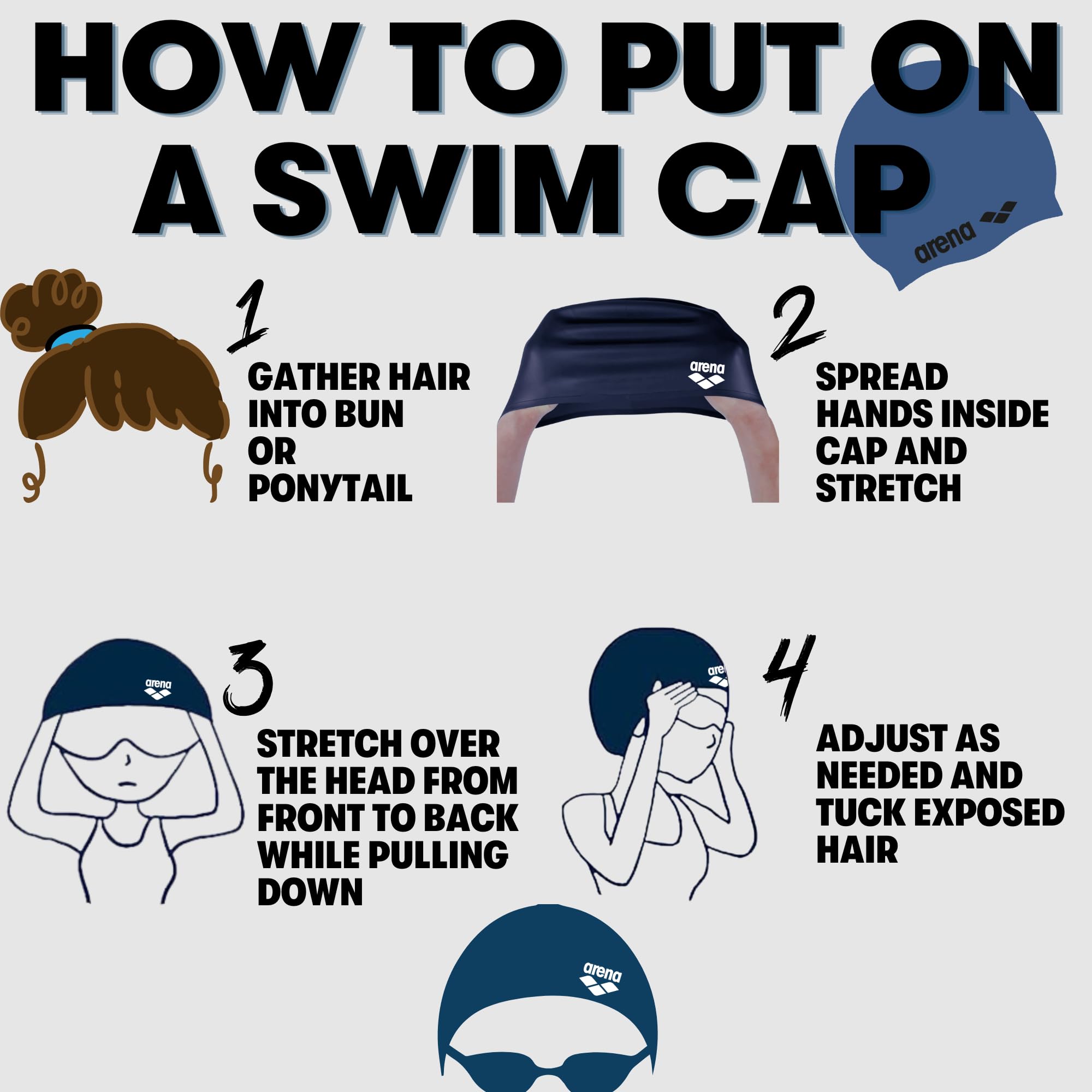 ARENA Gorra de natación Unisex Classic Silicone