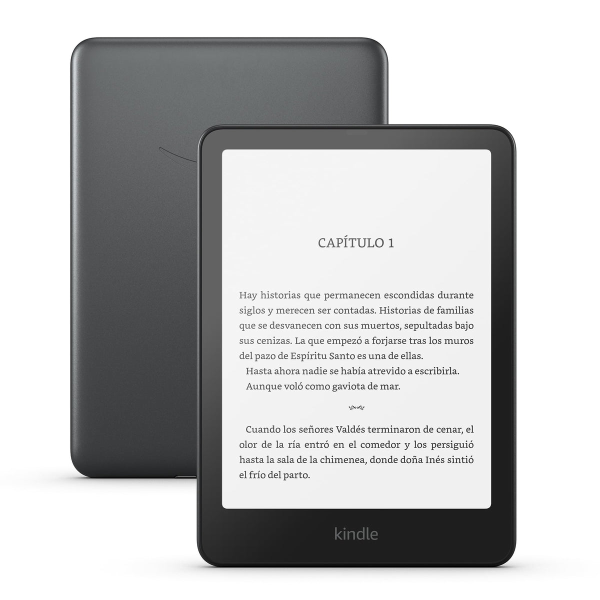 Amazon Kindle Paperwhite Signature Edition 32 GB (modelo más reciente) nuestro Kindle más rápido con una luz frontal que se ajusta automáticamente y semanas de duración de la batería. Carbón metálico