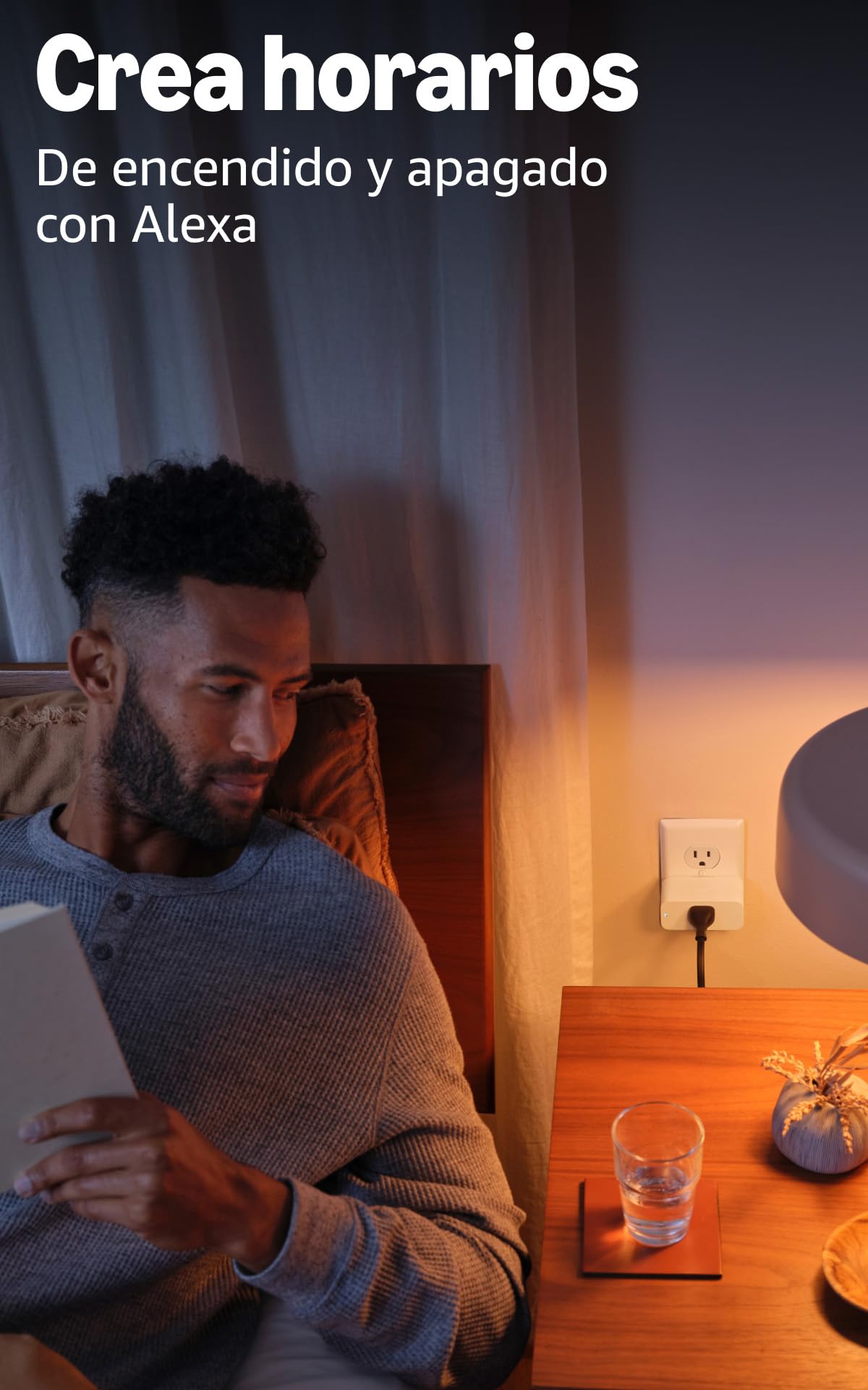 Amazon Enchufe Inteligente, Compatible con Alexa, Configuración fácil y un sinfín de posibilidades