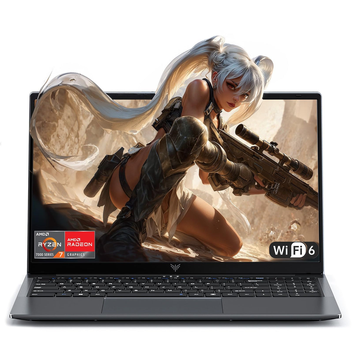 ACEMAGIC Laptop Light Gamer Potente Procesador AMD Ryzen 7 7730U (hasta 4.5GHz) | 16GB RAM, 512GB SSD, Pantalla FHD 15.6", Windows 11 Pro, Wi-Fi 6, HDMI - Color Negro