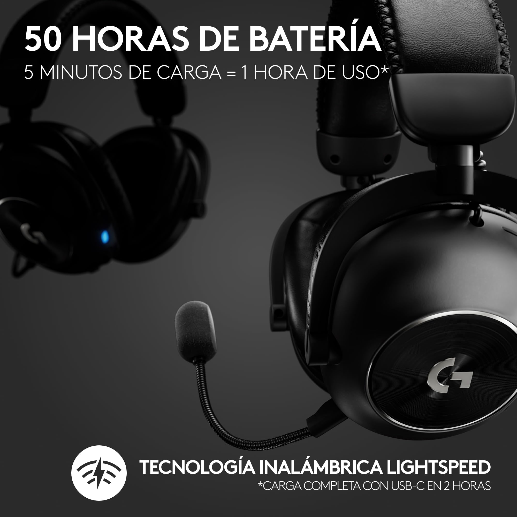 Logitech G Pro X 2 Lightspeed Audífonos Inalámbricos Gaming