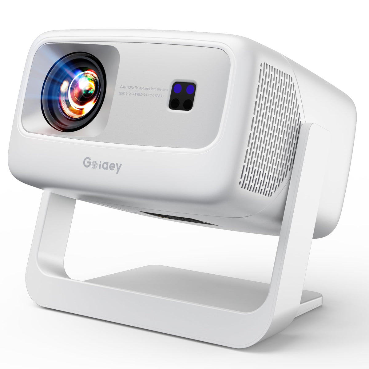 [3500-Ultra Bright/Descargas de aplicaciones oficiales/65W Dolby Audio/Soporte 4K] Proyector inteligente para exteriores con WiFi y Bluetooth, enfoque automático, 2026 actualizado desde el modelo gris