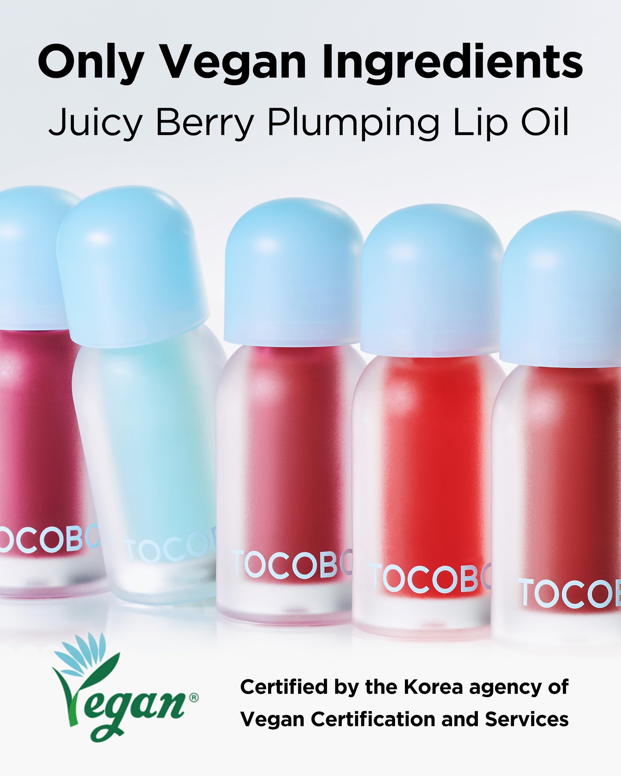 TOCOBO Juicy Berry Plumping Lip Oil 18 Cozy Pink – Aceite labial hidratante coreano vegano con aceites vegetales para un alto brillo – Fórmula no pegajosa para todos los tonos de piel, 4g