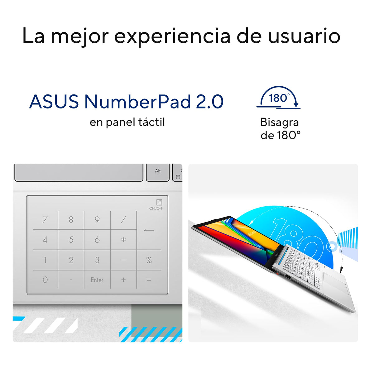 ASUS Laptop Vivobook Go 14 2024/E1404GA-NK004W/Core i3 12va/8GB RAM/512GB SSD/Pantalla 14" Full-HD/Resistencia Grado Militar/Number Pad/Teclado en Español (Garantía y Servicio en México)