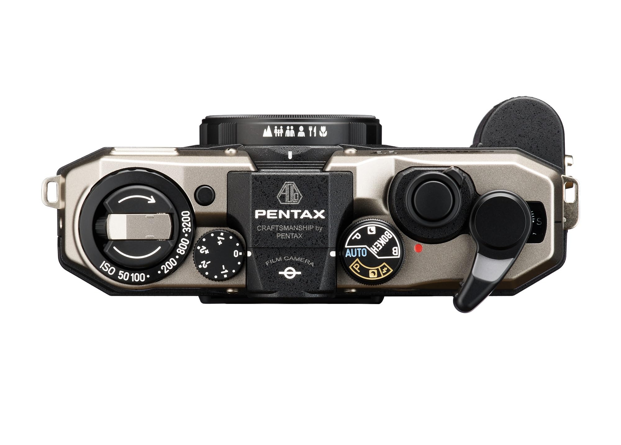 Pentax 17 Cámara de película de 35 mm Que Captura hasta 72 imágenes por Rollo con una orientación Vertical (Medio fotograma), Perfecta para Redes sociales.
