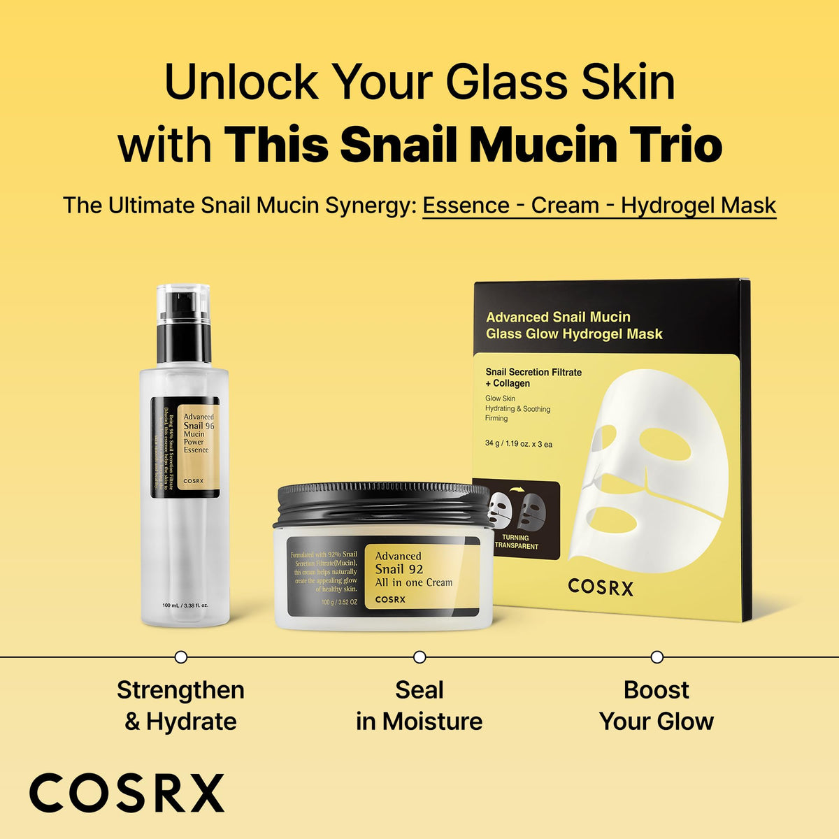 COSRX Advanced Snail 92 All in One Cream, 100ml