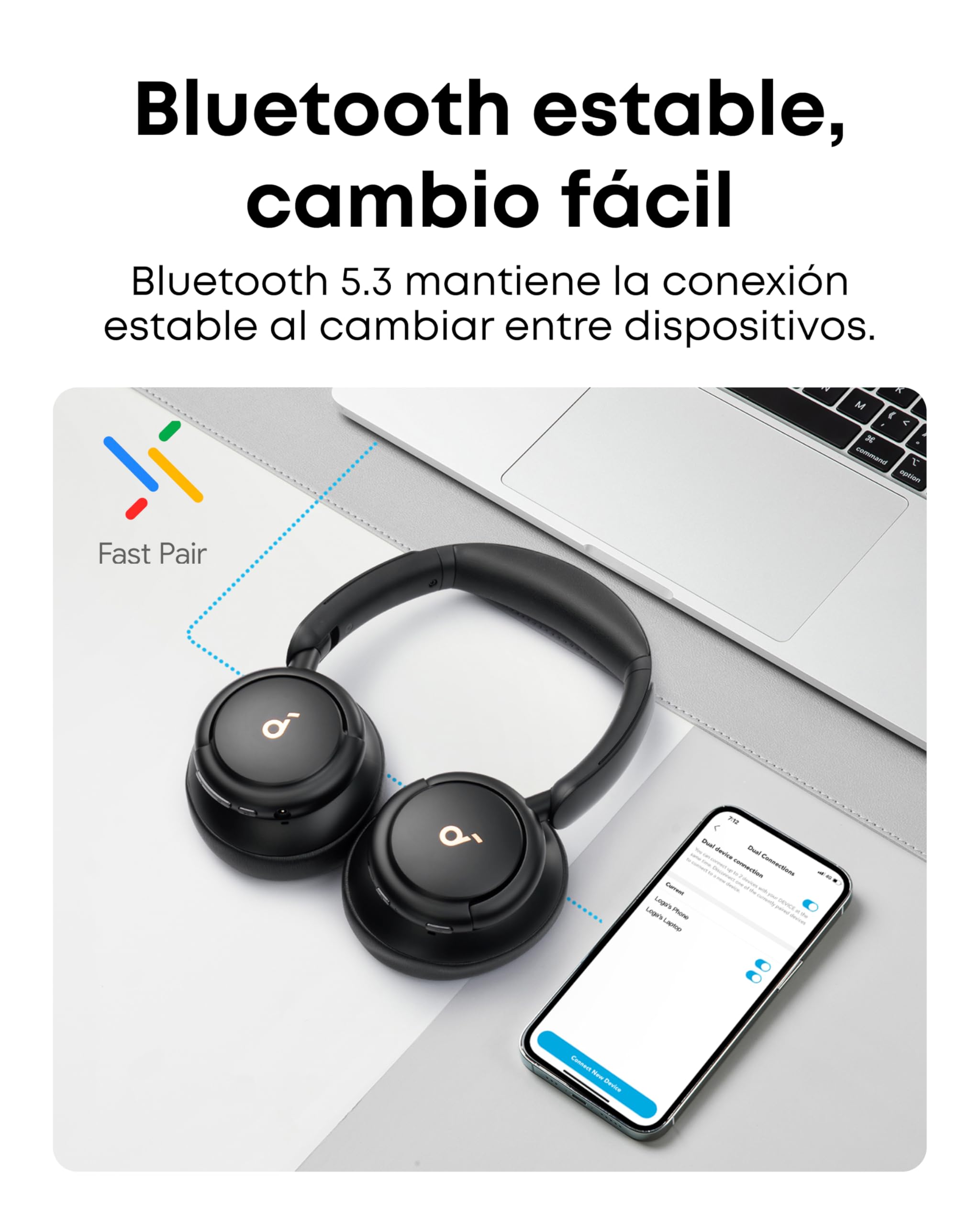 Soundcore by Anker Life Q30 Audífonos Inalámbricos Diadema - Negro