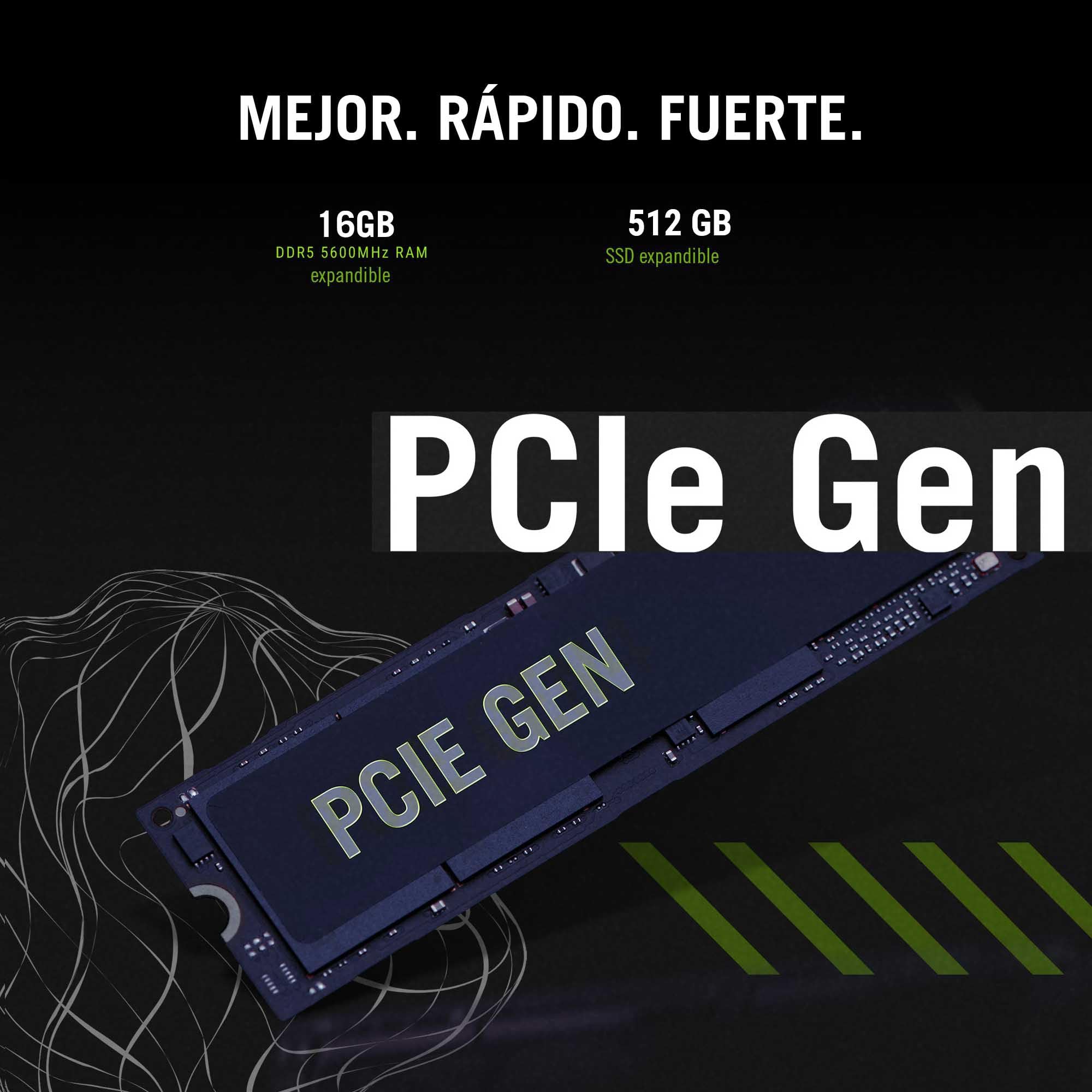 ASUS ROG Strix G16 AMD Ryzen™ 9 8940HX/NVIDIA® GeForce RTX™ 5050/ 16GB/ 512GB SSD/Teclado Retroiluminado de 4 Zonas/Garantia con la Marca en Mexico